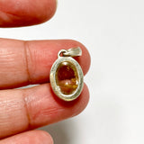 Golden Rutile Oval Cabochon Pendant PPGJ1225