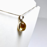 Golden Rutile Oval Cabochon Pendant PPGJ1225
