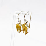 Golden Rutile Oval Faceted Earrings PEGJ381