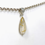 Golden Rutile Quartz Petite Teardrop Pendant KPGJ4383 - Nature's Magick