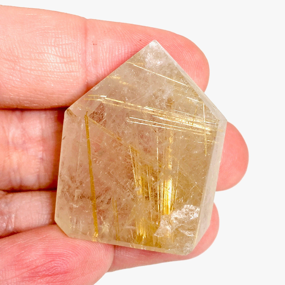 Golden rutile quartz point 20-30g RTQP-30 - Nature's Magick