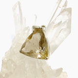 Golden Rutile Quartz Triangular Faceted Pendant PPGJ894