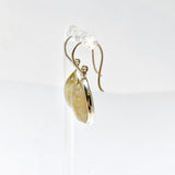 Golden Rutile Teardrop Cabochon Earrings PEGJ379