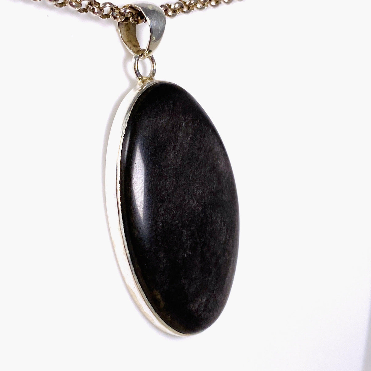 Goldsheen Obsidian oval pendant KPGJ3886 - Nature's Magick