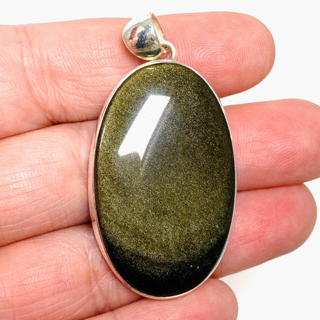 Goldsheen Obsidian oval pendant KPGJ3888 - Nature's Magick