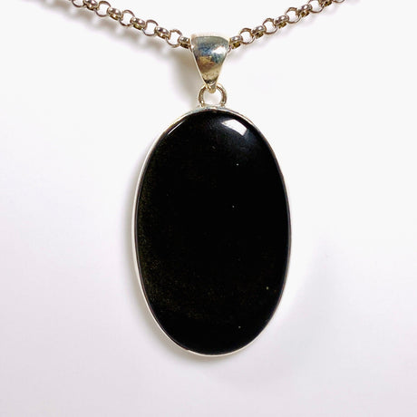 Goldsheen Obsidian oval pendant KPGJ3888 - Nature's Magick