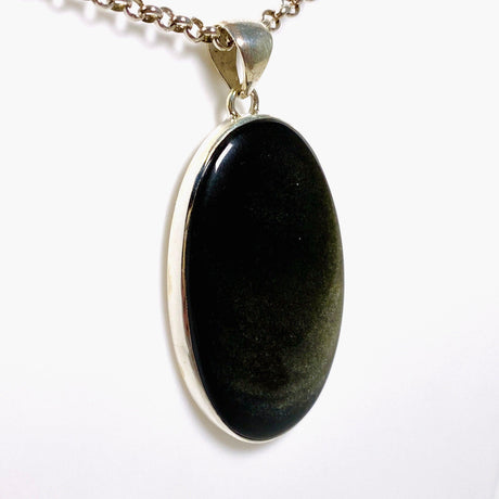 Goldsheen Obsidian oval pendant KPGJ3888 - Nature's Magick