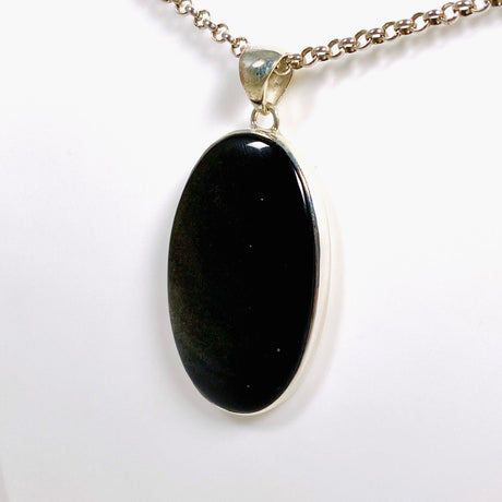 Goldsheen Obsidian oval pendant KPGJ3888 - Nature's Magick