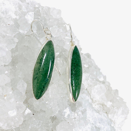 Green Aventurine Marquise Earrings KEGJ1413 - Nature's Magick