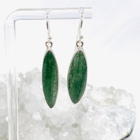 Green Aventurine Marquise Earrings KEGJ1413 - Nature's Magick