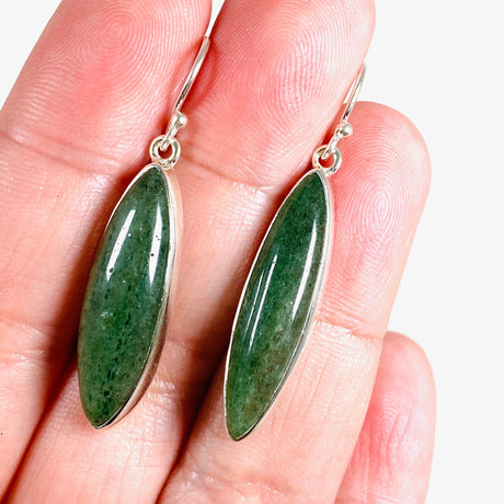 Green Aventurine Marquise Earrings KEGJ1413 - Nature's Magick