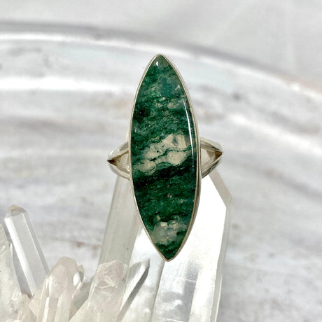 Green Aventurine marquise ring s.8 KRGJ2485 - Nature's Magick
