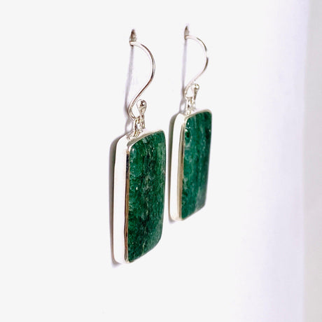 Green Aventurine Rectangular Earrings KEGJ1412 - Nature's Magick