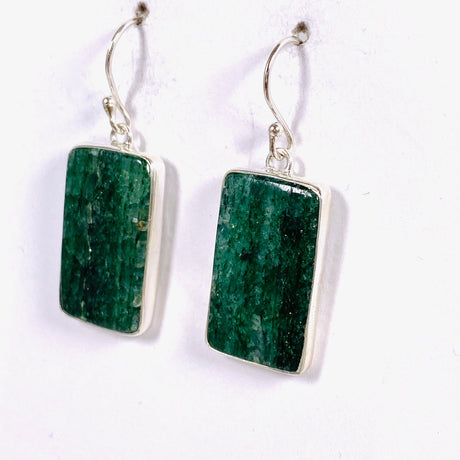 Green Aventurine Rectangular Earrings KEGJ1412 - Nature's Magick