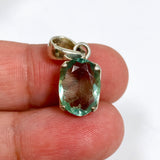 Green Fluorite Oval Faceted Pendant PPGJ1284