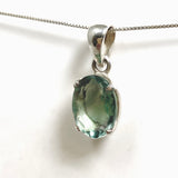 Green Fluorite Oval Faceted Pendant PPGJ1284