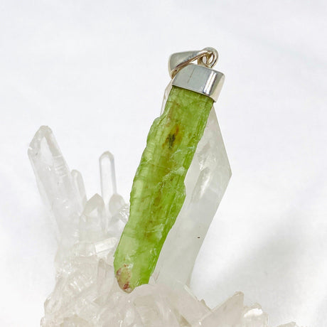 Green Kyanite Raw Crystal Pendant PPGJ757 - Nature's Magick