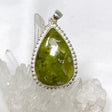 Green Opal (Madagascar) Teardrop Pendant in a Decorative Setting KPGJ4545 - Nature's Magick