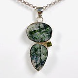 Green Tourmaline and Peridot Multi Stone Pendant KPGJ4109 - Nature's Magick