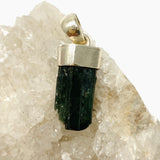 Green Tourmaline Raw Crystal Pendant PPGJ926