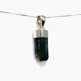 Green Tourmaline Raw Crystal Pendant PPGJ926