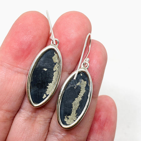 Healer's Gold Oval Earrings KEGJ1478 - Nature's Magick