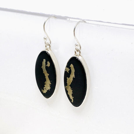 Healer's Gold Oval Earrings KEGJ1478 - Nature's Magick