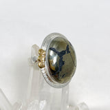 Healer's Gold Oval Ring with Brass Accents Size 9 KRGJ3195 - Nature's Magick