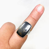 Healer's Gold Rectangle Ring Size 9 KRGJ3198 - Nature's Magick