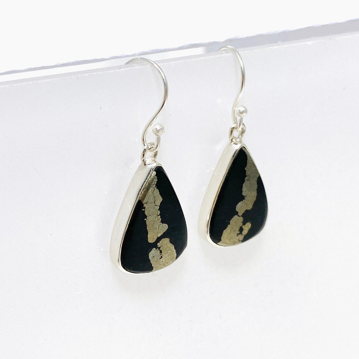 Healer's Gold Teardrop Earrings KEGJ1479 - Nature's Magick