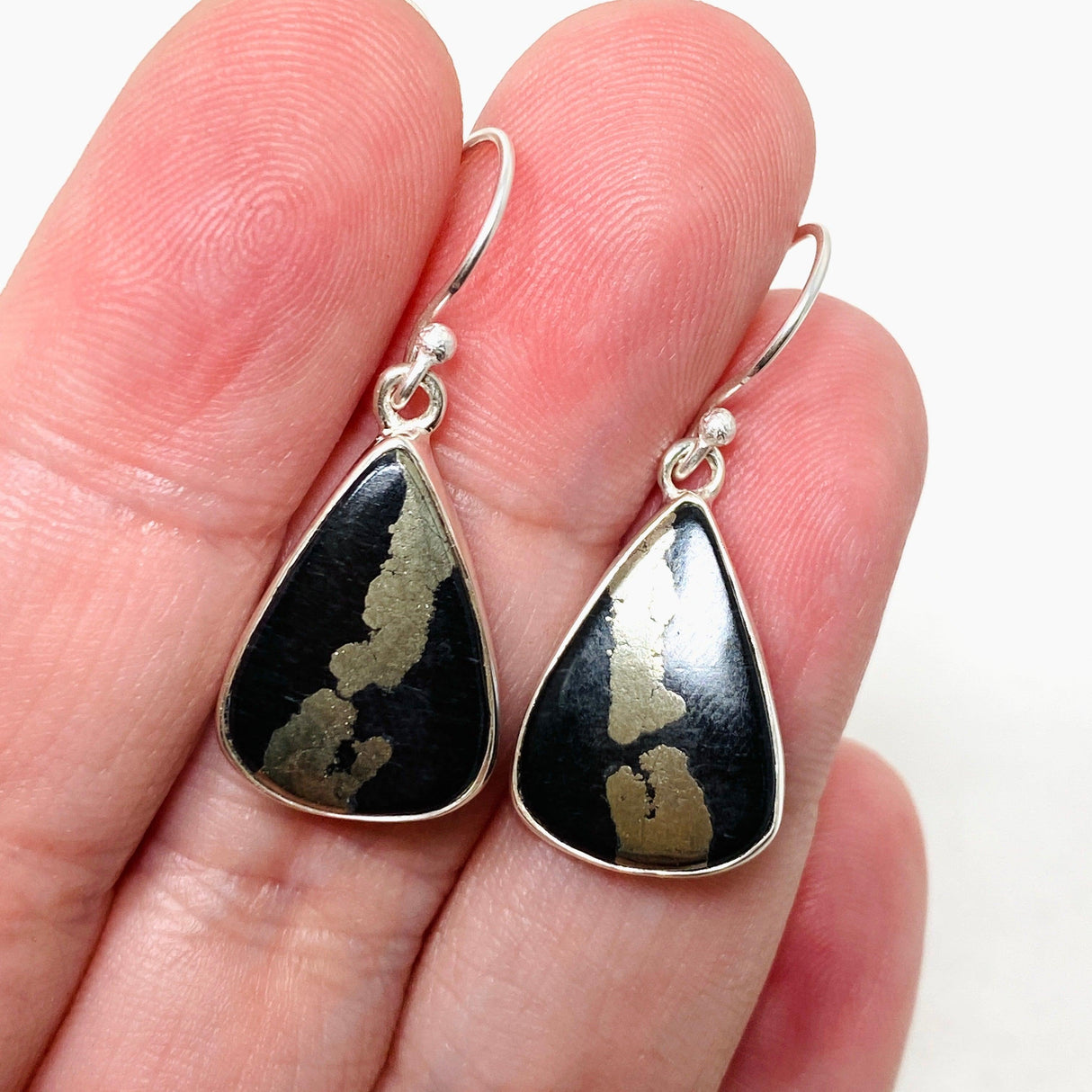 Healer's Gold Teardrop Earrings KEGJ1479 - Nature's Magick