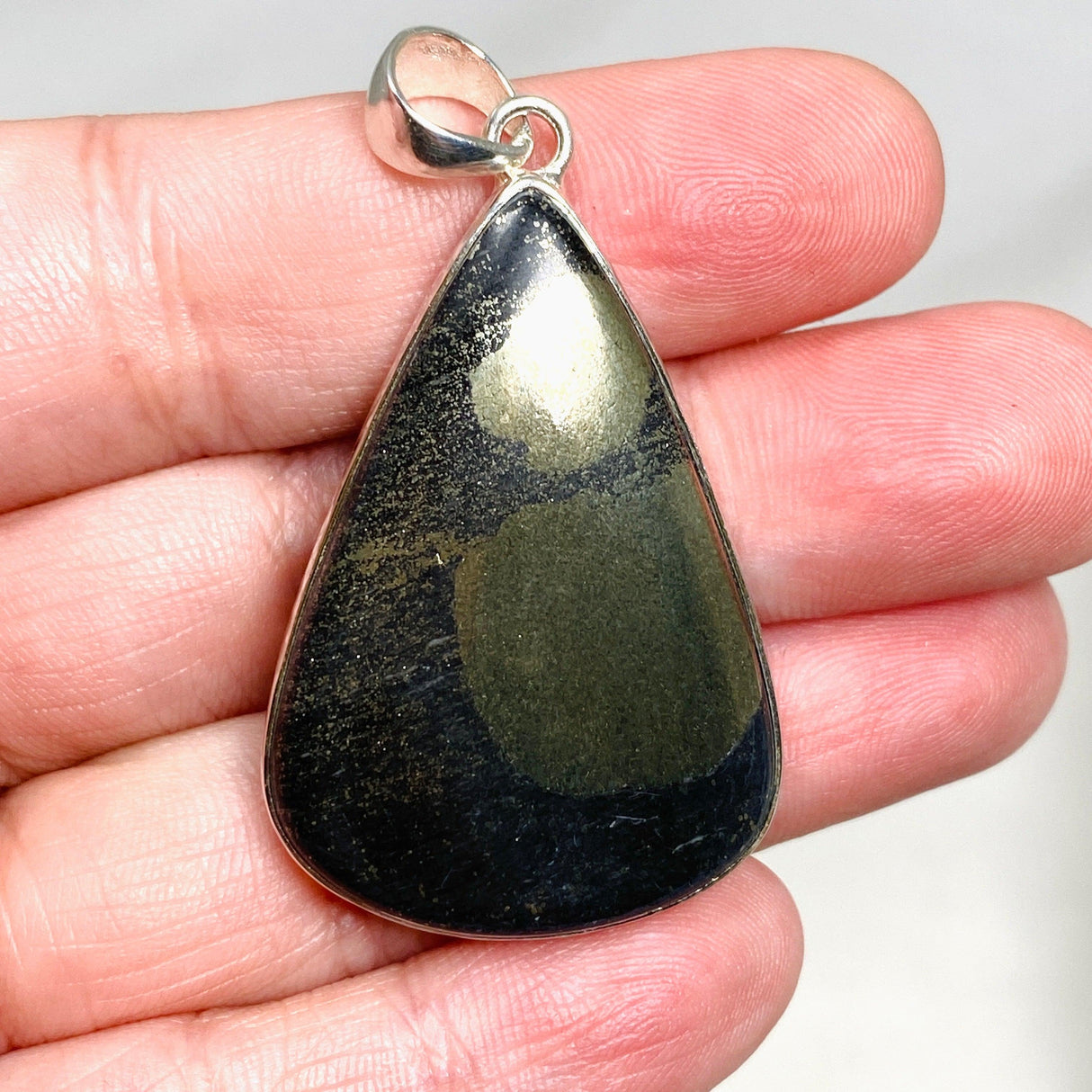 Healer's Gold Teardrop Pendant KPGJ4377 - Nature's Magick