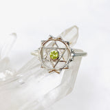 Heart Chakra Ring with Peridot - Nature's Magick