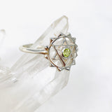 Heart Chakra Ring with Peridot - Nature's Magick