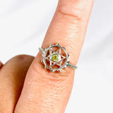 Heart Chakra Ring with Peridot - Nature's Magick