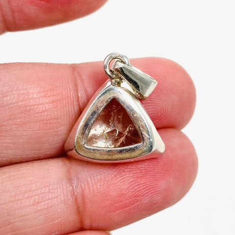 Heliodor Beryl Faceted Triangle Trillion Cut Pendant PPGJ540 - Nature's Magick