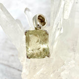 Heliodor faceted square pendant PPGJ327 - Nature's Magick