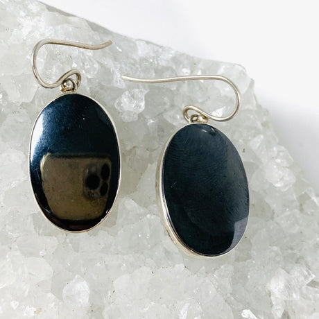 Hematite Oval Earrings KEGJ1099 - Nature's Magick