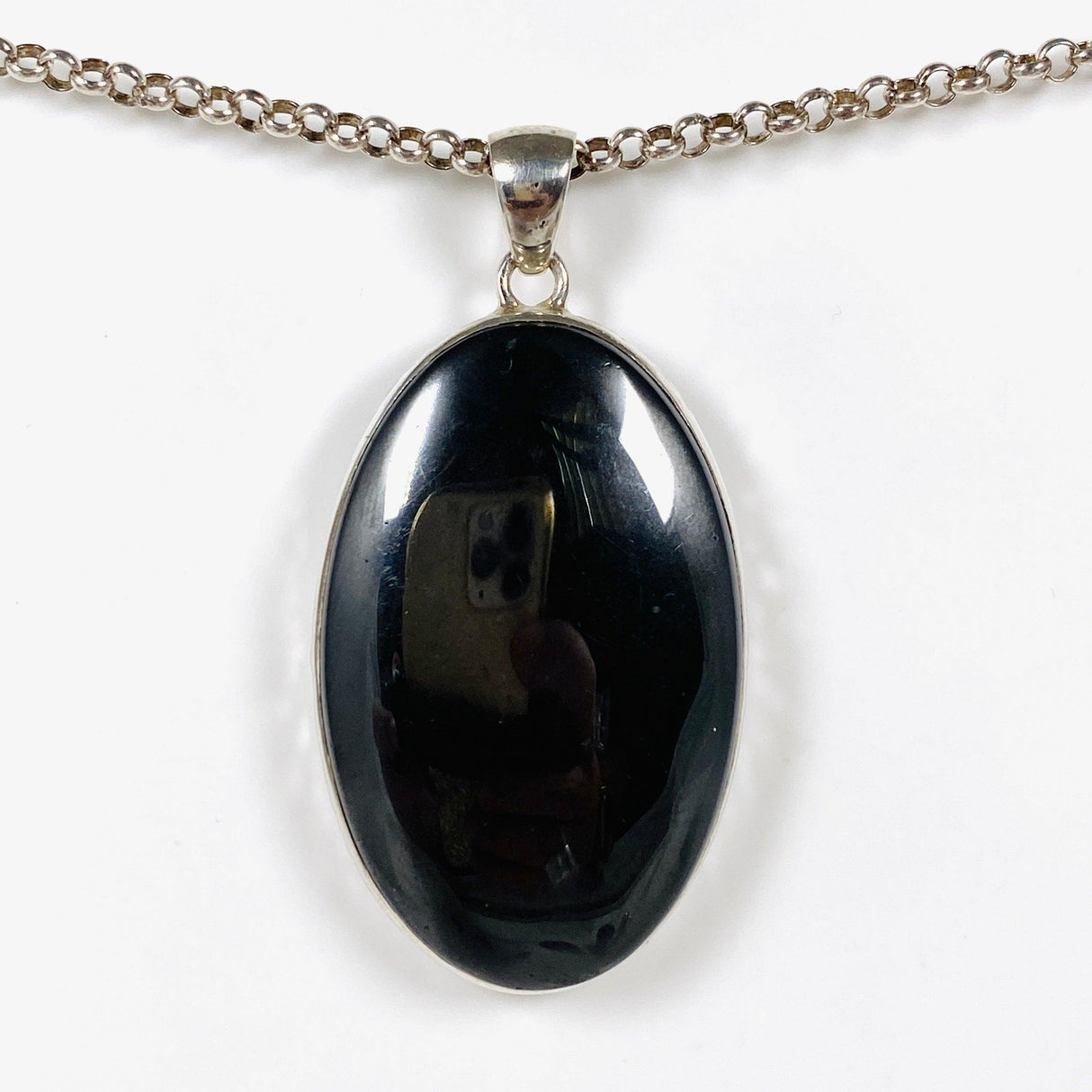 Hematite Oval Pendant KPGJ2999 - Nature's Magick