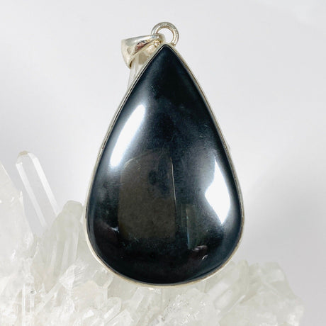 Hematite Teardrop Pendant KPGJ2997 - Nature's Magick