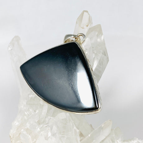 Hematite Wide Teardrop Pendant KPGJ2996 - Nature's Magick