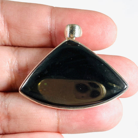 Hematite Wide Teardrop Pendant KPGJ2996 - Nature's Magick