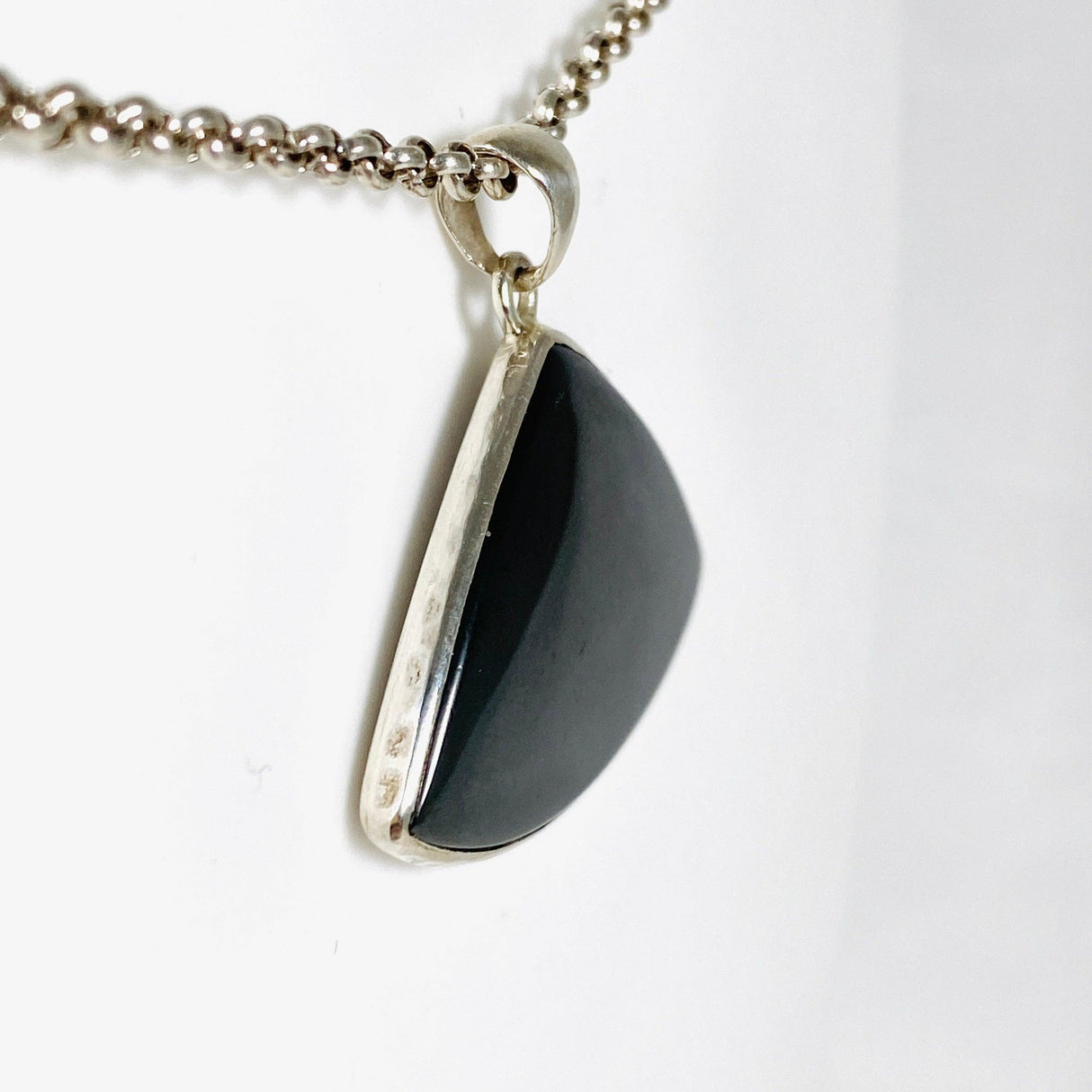 Hematite Wide Teardrop Pendant KPGJ2996 - Nature's Magick