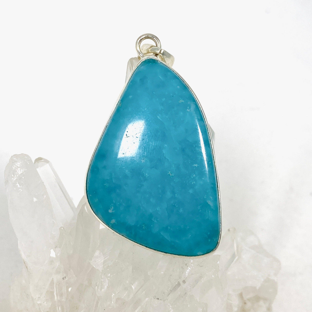 Hemimorphite Freeform Pendant KPGJ4199 - Nature's Magick