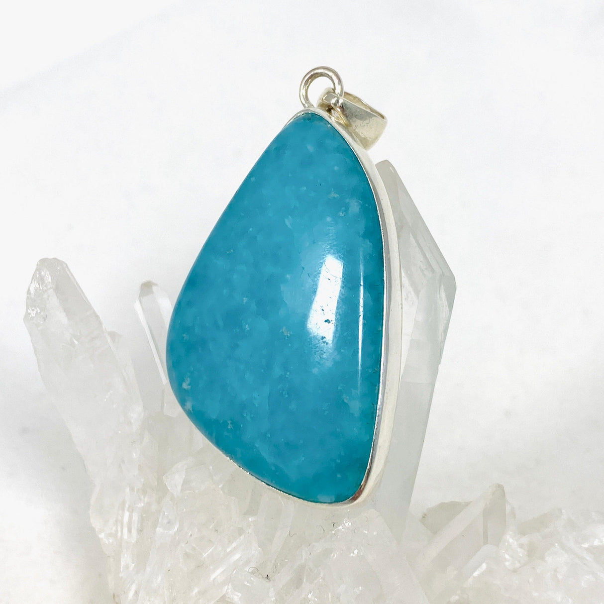 Hemimorphite Freeform Pendant KPGJ4199 - Nature's Magick