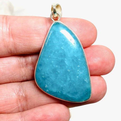 Hemimorphite Freeform Pendant KPGJ4199 - Nature's Magick