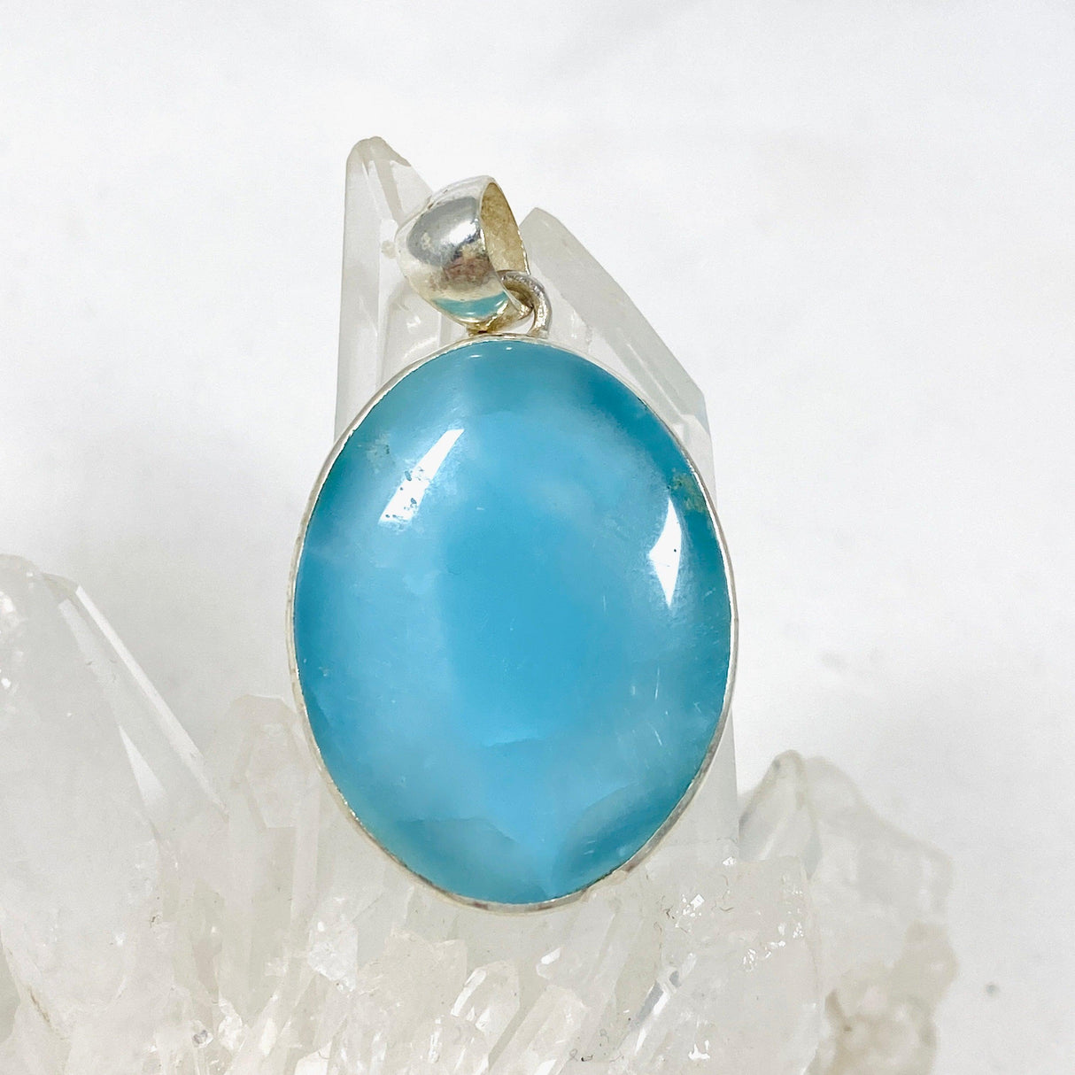 Hemimorphite Oval Pendant KPGJ4195 - Nature's Magick