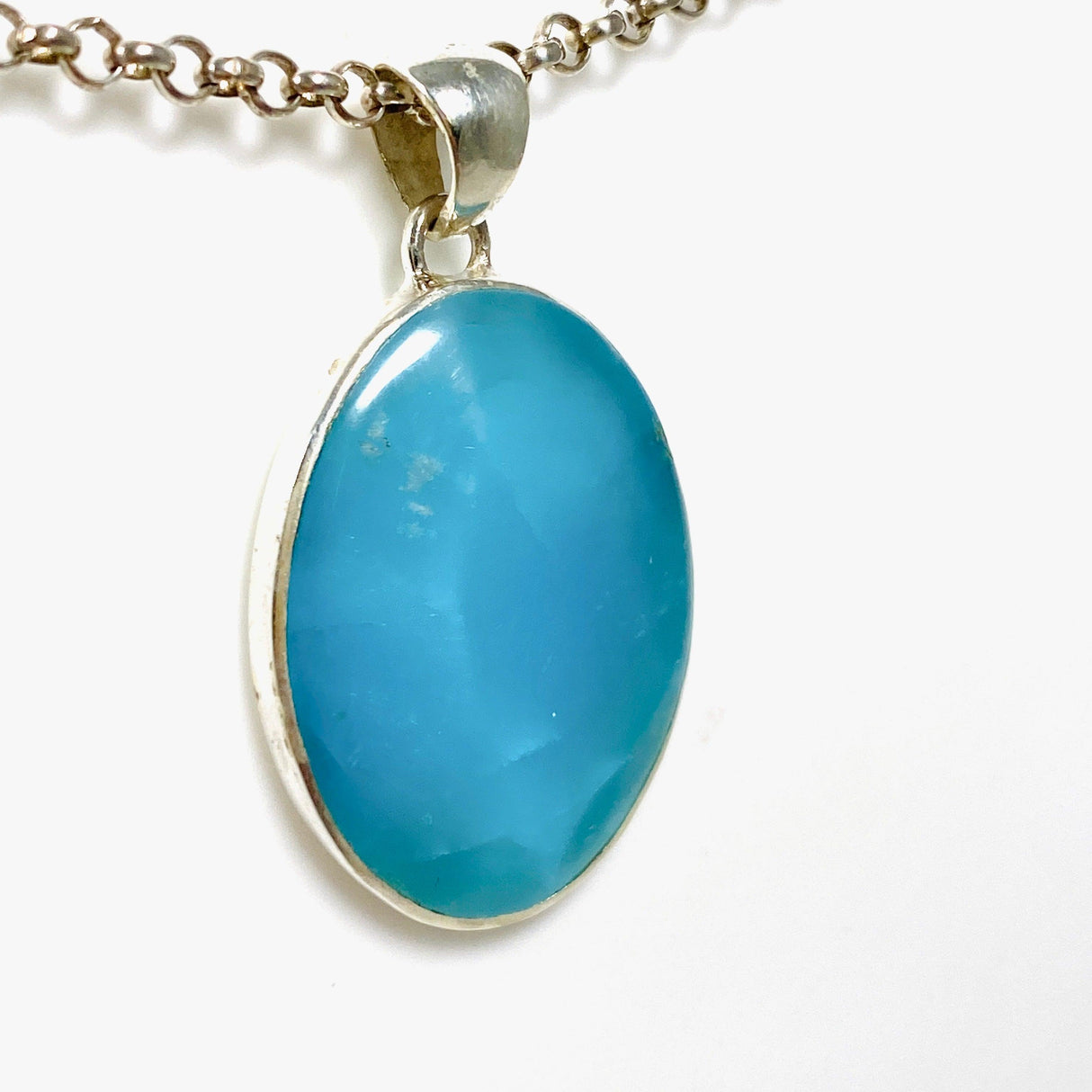 Hemimorphite Oval Pendant KPGJ4195 - Nature's Magick