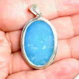 Hemimorphite Oval Pendant KPGJ4196 - Nature's Magick