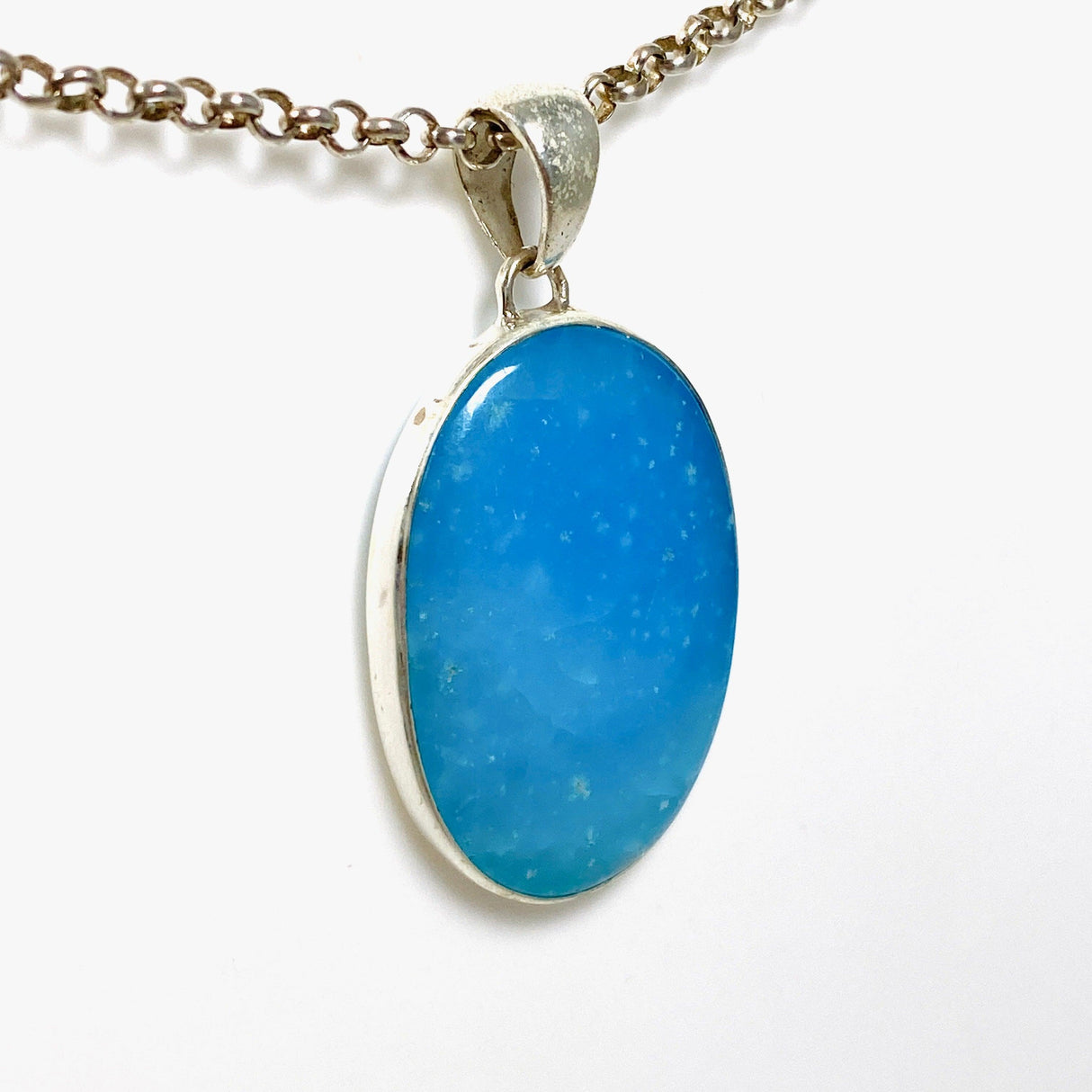 Hemimorphite Oval Pendant KPGJ4196 - Nature's Magick